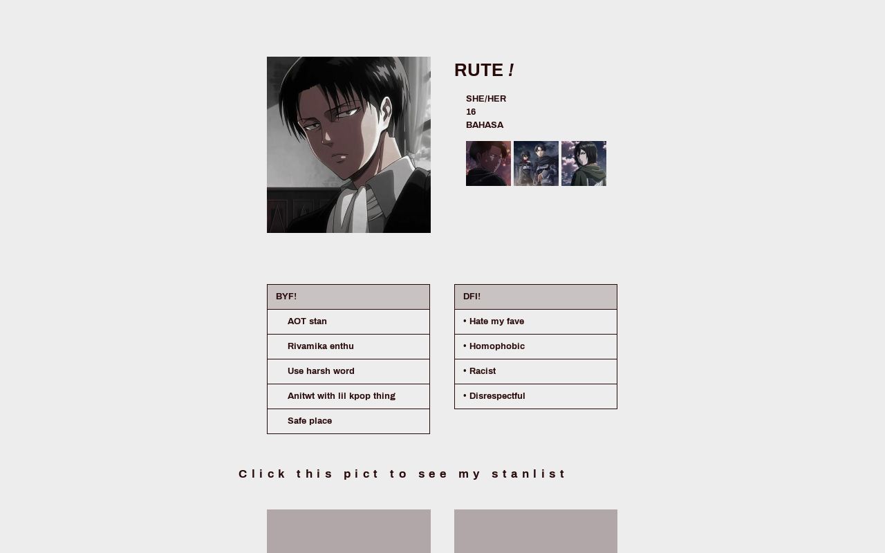 Carrd profile picture for @rute